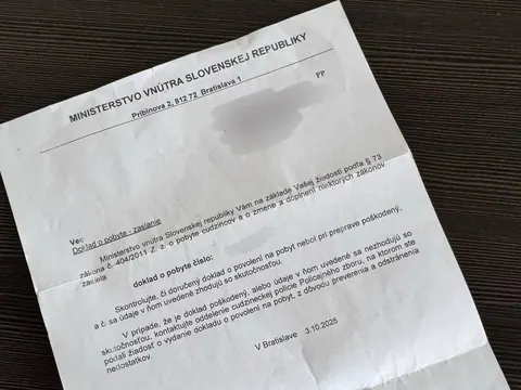 Лист МВС Словаччини щодо готових посвідок на проживання